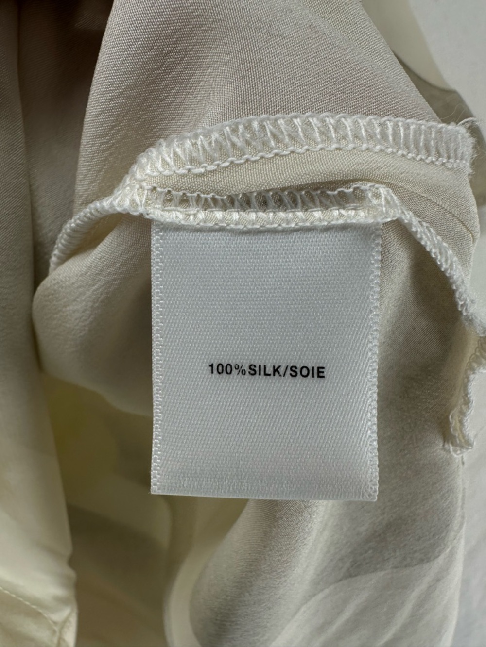 Lafayette 148 Silk Flower Multicolor Blouse Boxy Flowy Loose Relaxed M Petite - Picture 8 of 9